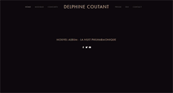 Desktop Screenshot of delphinecoutant.fr