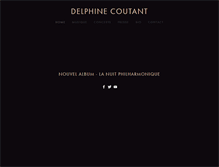 Tablet Screenshot of delphinecoutant.fr